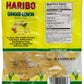 Haribo Gummi Candy, Ginger-Lemon Gummy Candy, 5 Ounce Share Size Bags (Pack Of 12) Delicious Soft & Chewy Sweet Snacks, Zesty Lemon & Warm Ginger Flavor