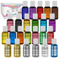 U.S. Cake Supply Deluxe 24 Bottle Airbrush Cake Color Set - The 22 Most Popular Colors In 0.7 Fl. Oz. (20Ml) Bottles - Safely Made In The Usa Product