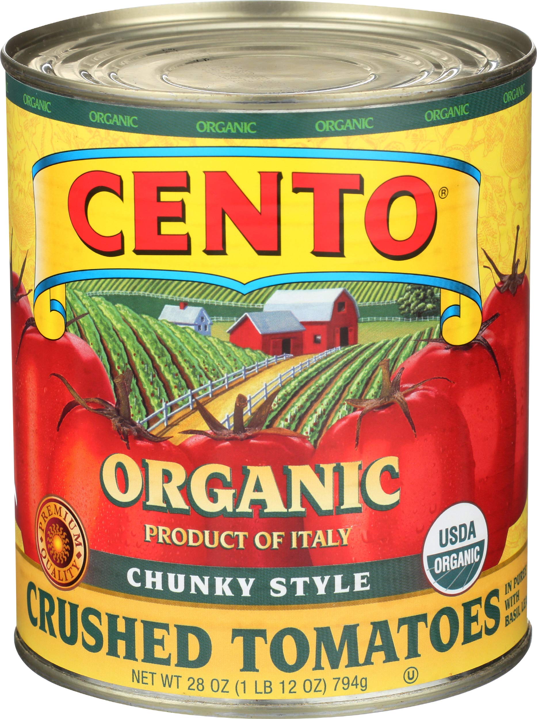 Cento Organic Chunky Style Crushed Tomatoes - 28 oz