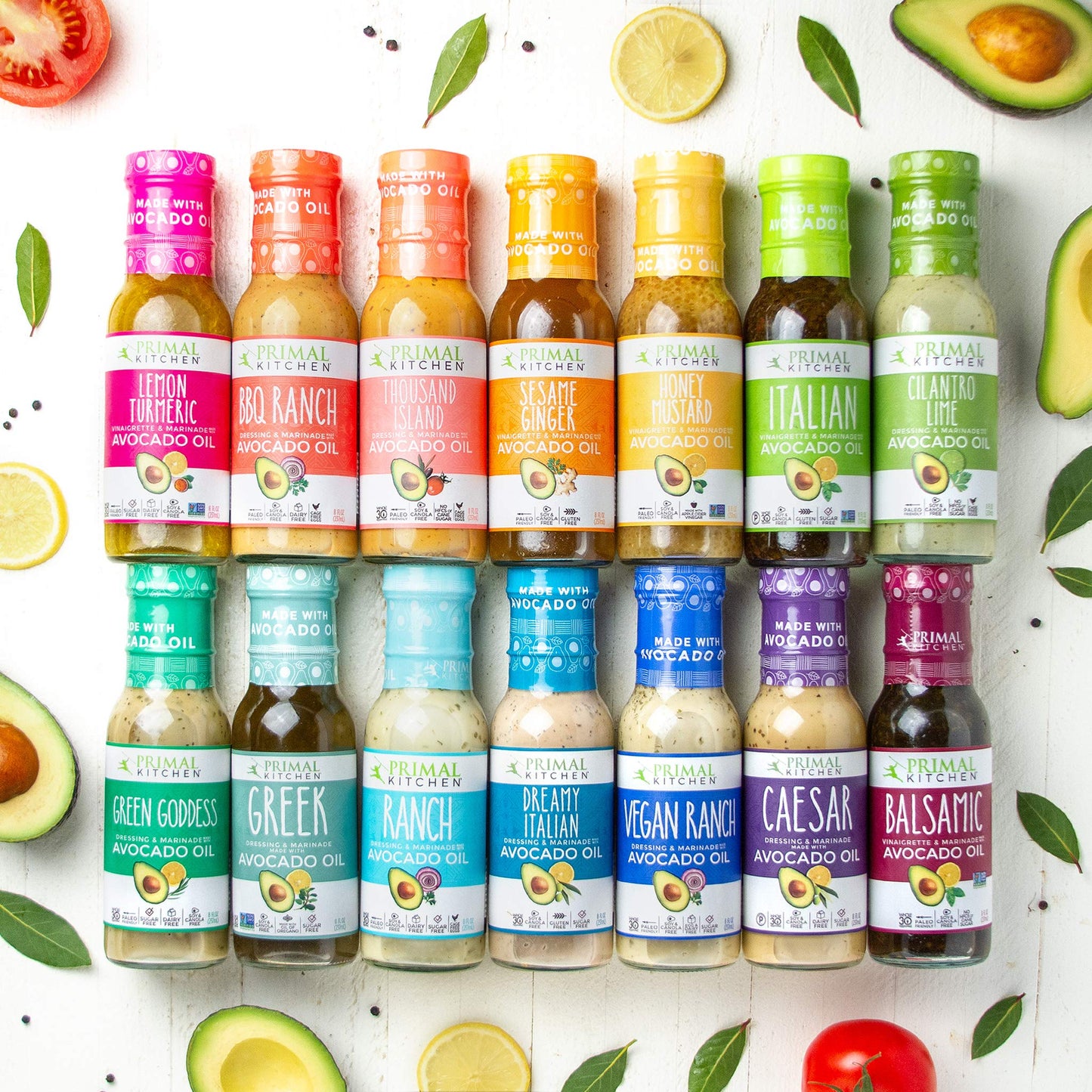 Primal Kitchen Italian Salad Dressing & Marinade, Avocado Oil, Whole30 Approved, 8 Fl Oz