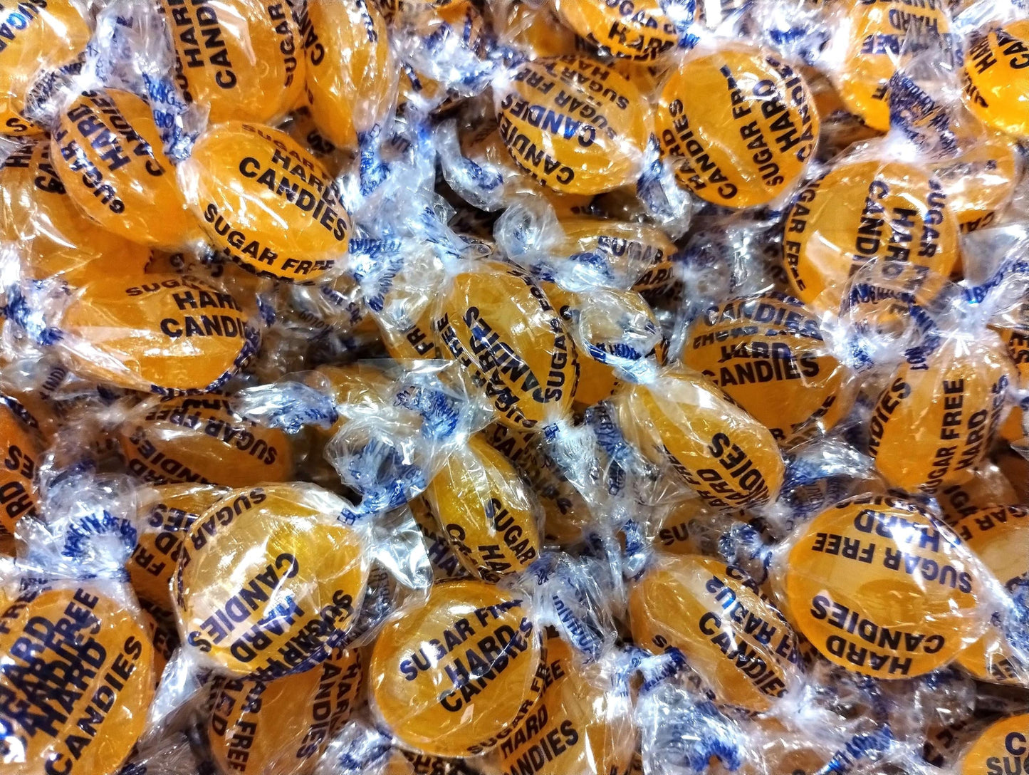 Sugar Free Butterscotch Hard Candy Buttons - 50 Pieces of Fresh Delicious Individually Wrapped Candy