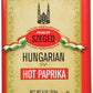 Pride of Szeged Hot Paprika Powder  Spicy Hungarian Style Seasoning  Bright Red  4 oz. Tin  1-Count