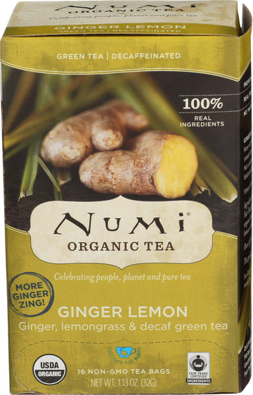 Numi Teas Tea Grn Lmn Gngr Decaf