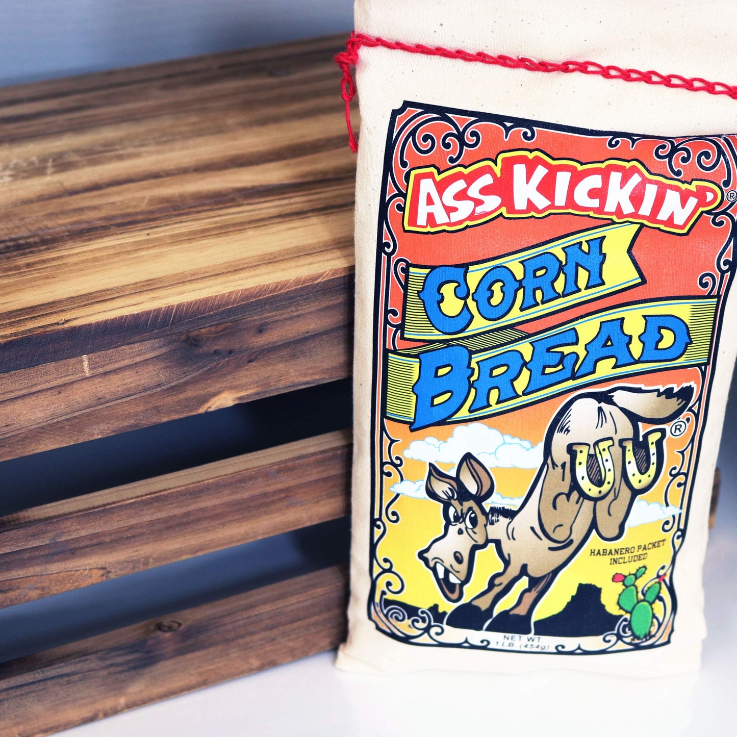 ASS KICKIN Corn Bread Mix - 6 Pack - Premium Gourmet Gift - 16oz.