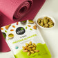 Elan Organic Matcha Almonds  5.6 oz  Non-GMO  Gluten-Free  Vegan  Kosher  Superfood Infused Nuts (Roasted Almonds  Coconut  Matcha Green Tea Powder)  Source of Antioxidants (Vitamin A)