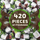 Mint Chocolate Candy Filled - Bulk Individually Wrapped - 5 Pounds Approx 420 Pieces