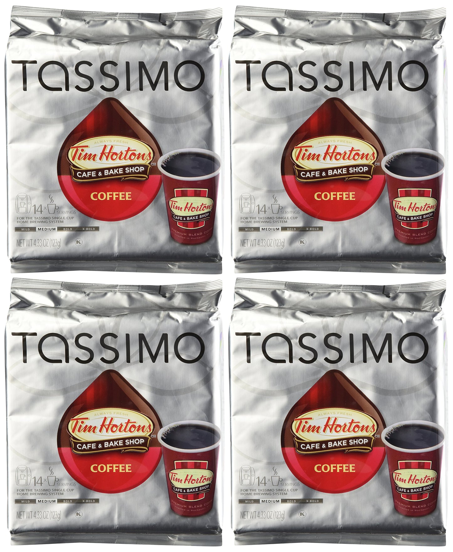 Tim Hortons Coffee(pack of 4)