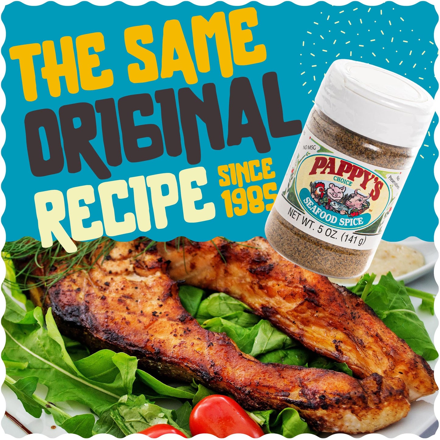Pappys Seasonings (Seafood Spice, 5Oz)