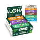 ALOHA Organic Plant Based Protein Bars - Vegan, Gluten-Free, Low Sugar, 12 Count, 1.9oz, Variety Pack, Green