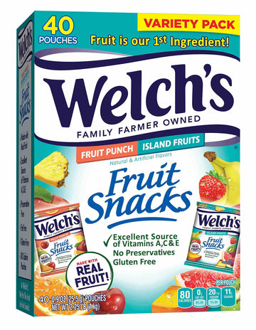Old Version: Welch'S Fruit Punch & Island Fruits, 40Ct