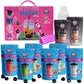 Buddha Bubbles Boba Ultimate D.I.Y. Boba Tea Kit Gift Box - 29 Piece Set with 6 Flavors, Straws, and Shaker