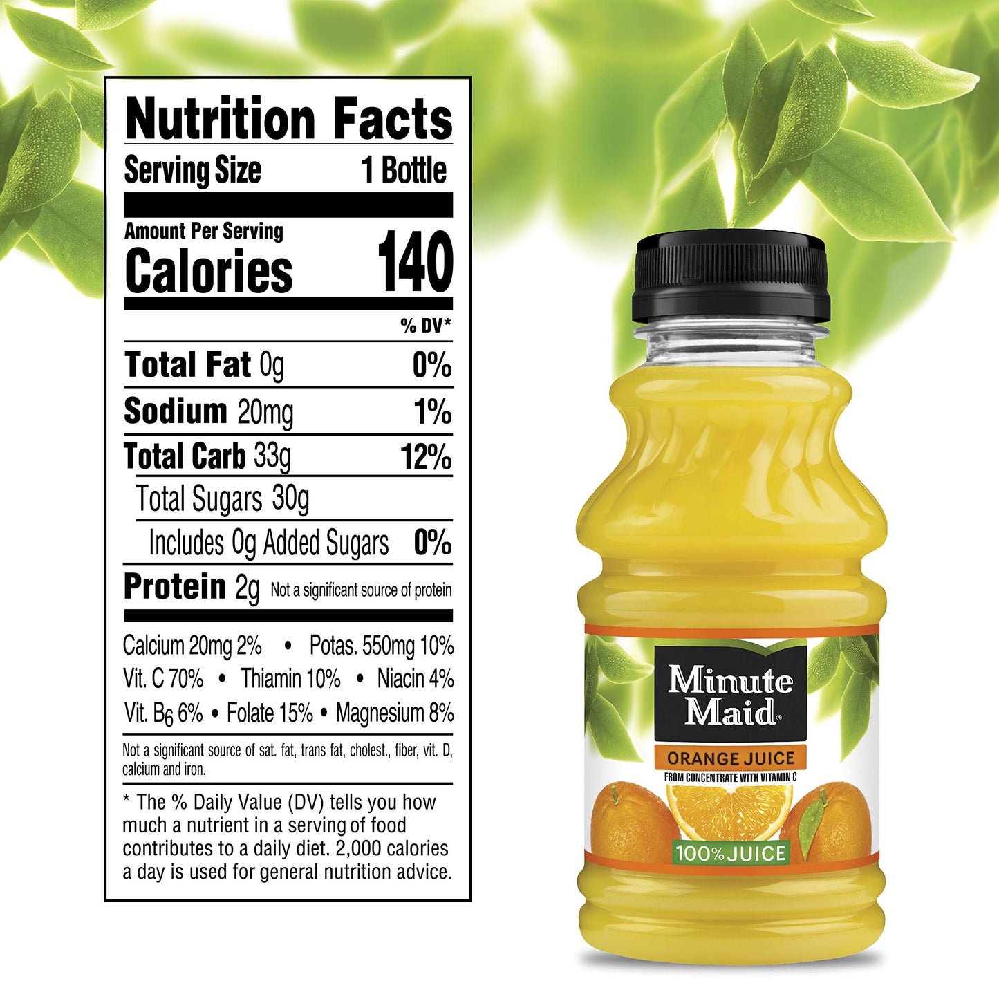 Minute Maid Orange Juice Drinks, 10 Fl Oz, 24 Pack, Model 025000056857