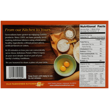 Golden Blintz, Potato, 13 Ounce (Pack Of 12)
