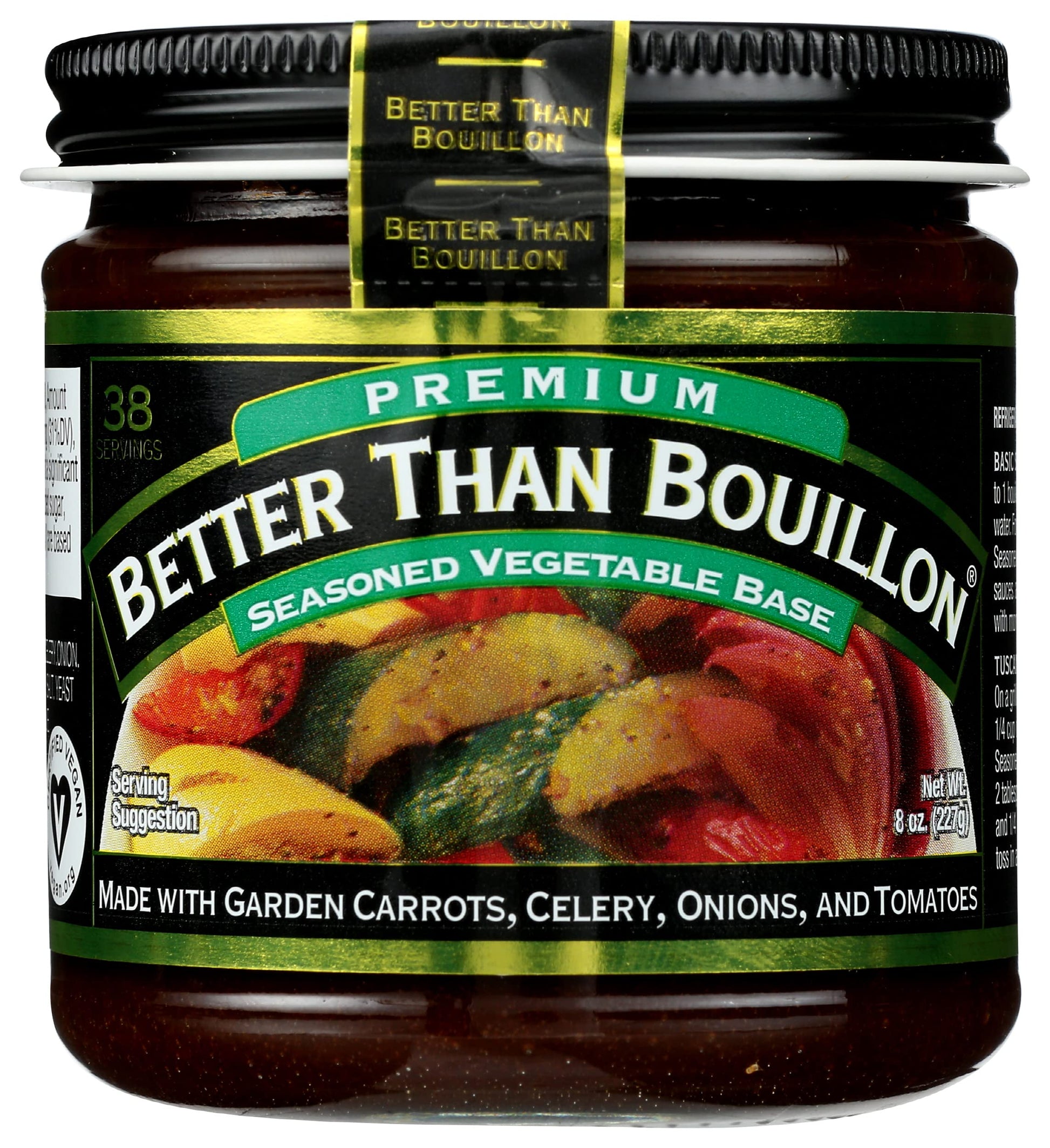 Better Than Bouillon Seasoned Vegetable Base, 8 Ounces (Pack Of 6)