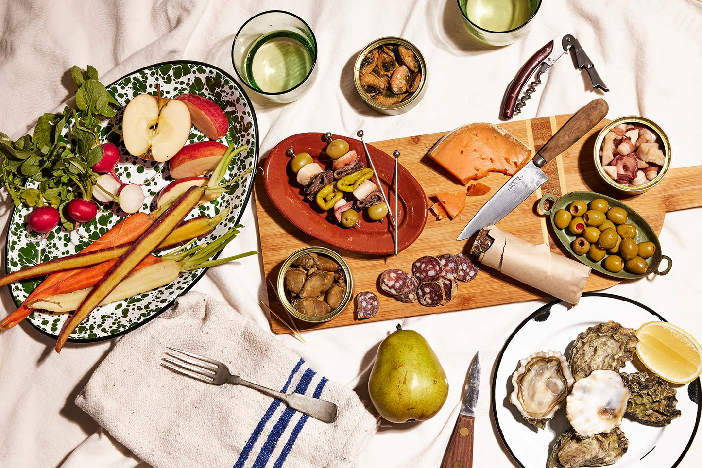 Ekone Smoked Oysters, Farmed & Canned in Washington State, 3oz (Pack of 6), Blue