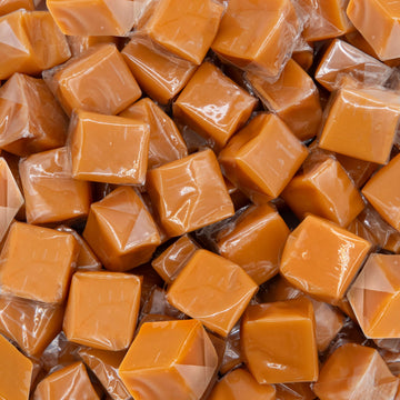 Caramel Cubes Candy | 2-Pound Pack | Vanilla Classic Chewy Squares | Individually Wrapped Caramel Candy Bulk for Sharing  Snacking  Gifting  and Baking
