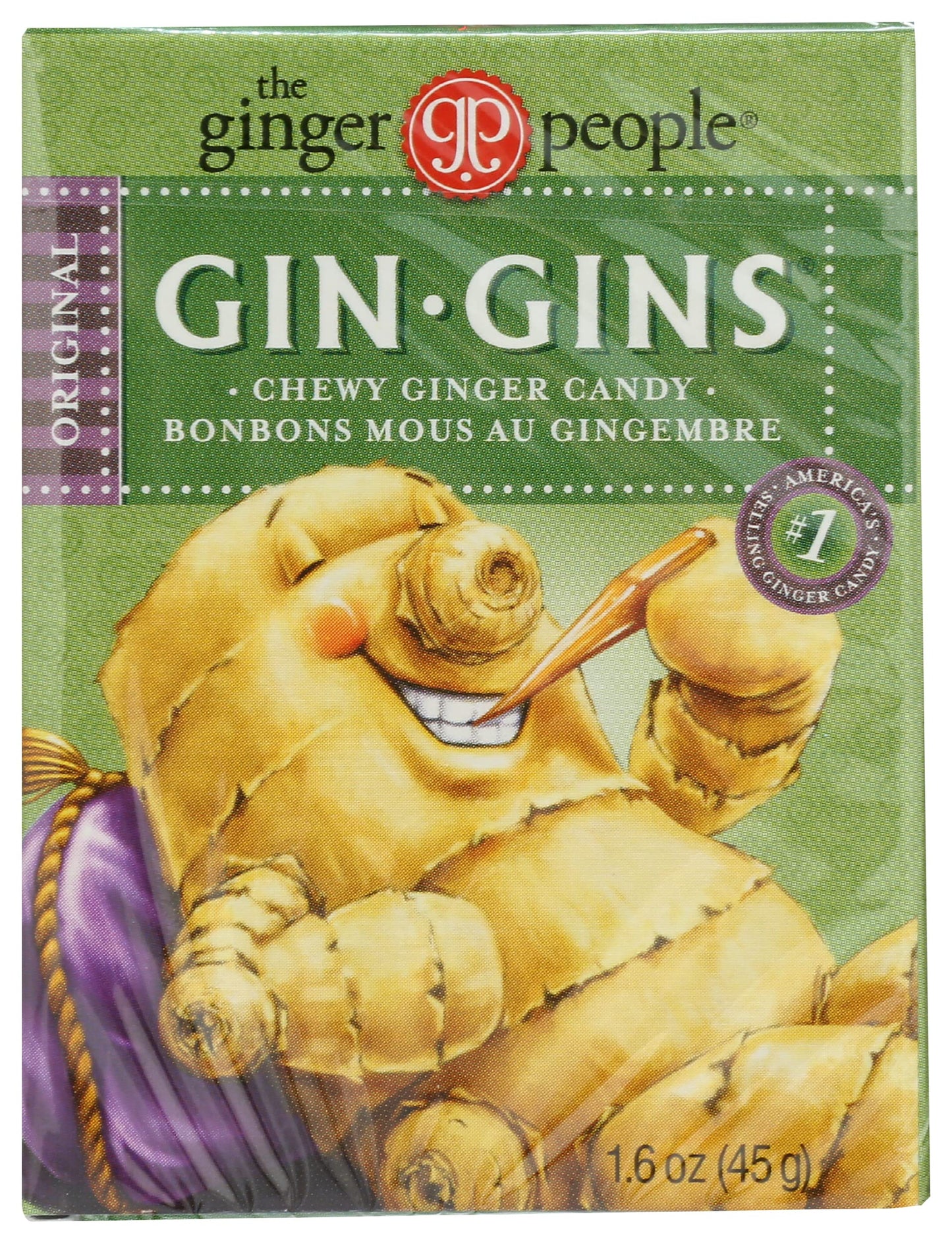 Ginger People Chewy Organic Travel, 1.6 Oz