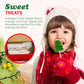 4Es Novelty 24 Pack Christmas Lollipops Santa, Snowman, Reindeer, Tree, Christmas Lollipops Individually Wrapped Bulk, Candy Suckers, Stocking Stuffer Candy For Kids & Mature-Themeds