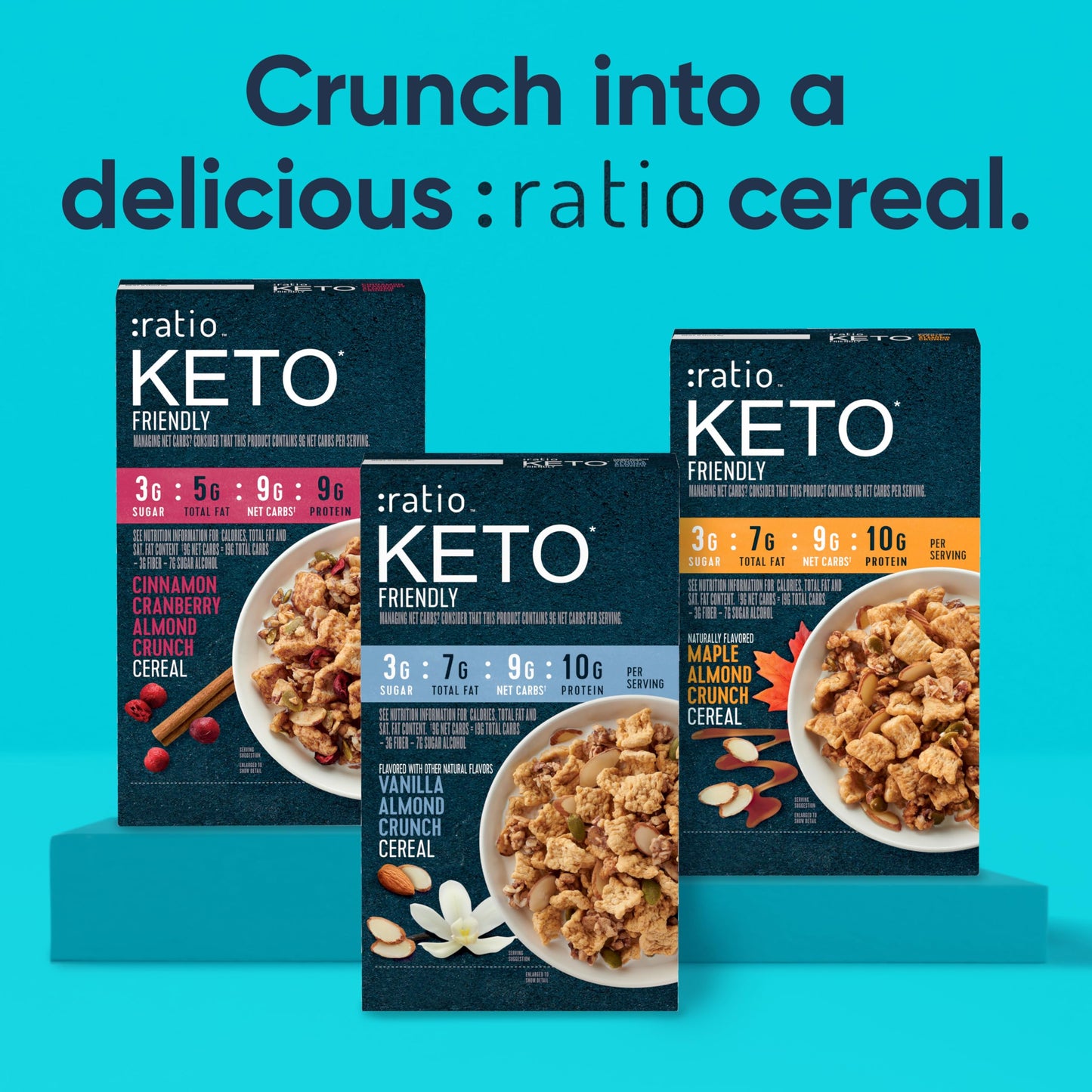 :Ratio Maple Almond Crunch Cereal, 9.7 Oz Box (Pack Of 6)