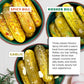 Olive My Pickle Probiotic Variety Pack - Fermented Pickles, Kosher Dill, Garlic, Spicy Dill - 3-Pack, 96 Ounces Total