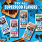 Blue Stripes - Pure Dark Whole Cacao Chocolate Bars, 70% Cacao Bar, Healthy Chocolate, Vegan, No Refined Sugar, Non GMO, Gluten
