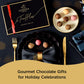 Godiva Chocolatier Holiday Assorted Gourmet Chocolate Truffle Gift Box, Creamy Milk Dark, And White Chocolate Treats For Thank Y