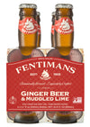 Fentimans Sparkling Ginger Beer Non-Alcoholic Mixer, 6.7 Fl Oz (4 Pack)