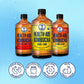 Health-Ade Kombucha Tea Organic Drink, Ginger Lovers Variety Pack, 12 x 16 Fl Oz Bottles, Non-GMO, Vegan, Gluten Free
