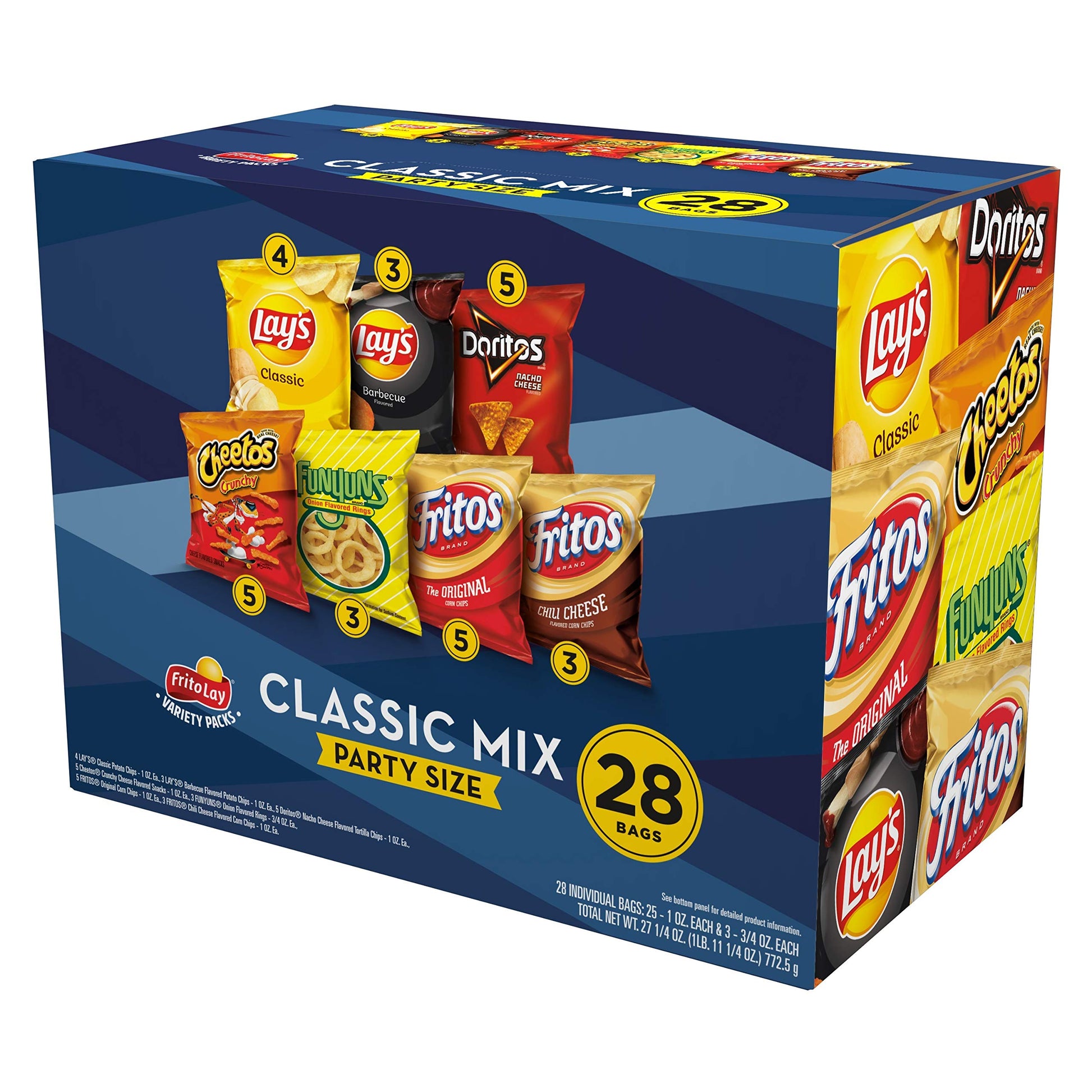 Frito Lay Variety Pack Classic Mix, 1 Oz, 28 Ct