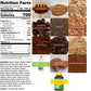 Range Meal Bar - High Calorie Meal Replacement Bars - Gluten Free Bars - Backpacking Meals - 6 Pack (Chocolate, Peanut Butter And Coffee)