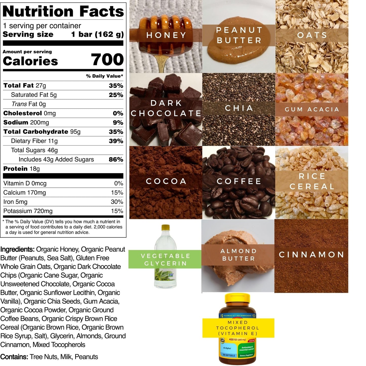 Range Meal Bar - High Calorie Meal Replacement Bars - Gluten Free Bars - Backpacking Meals - 6 Pack (Chocolate, Peanut Butter And Coffee)