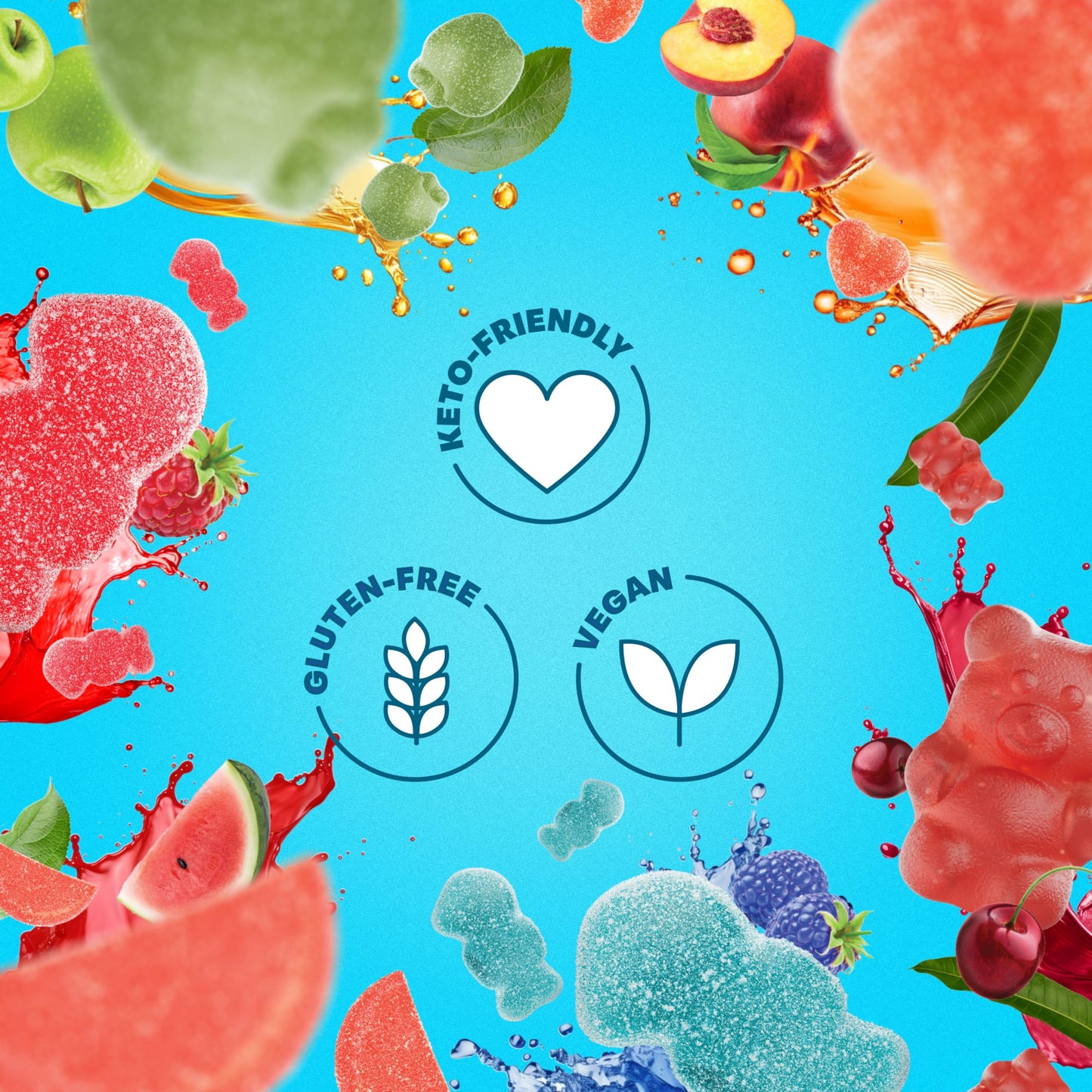Shameless Snacks - Healthy Low Calorie Snacks, Low Carb Keto Gummies (Gluten Free Candy) - 6 Pack Super Variety Pack