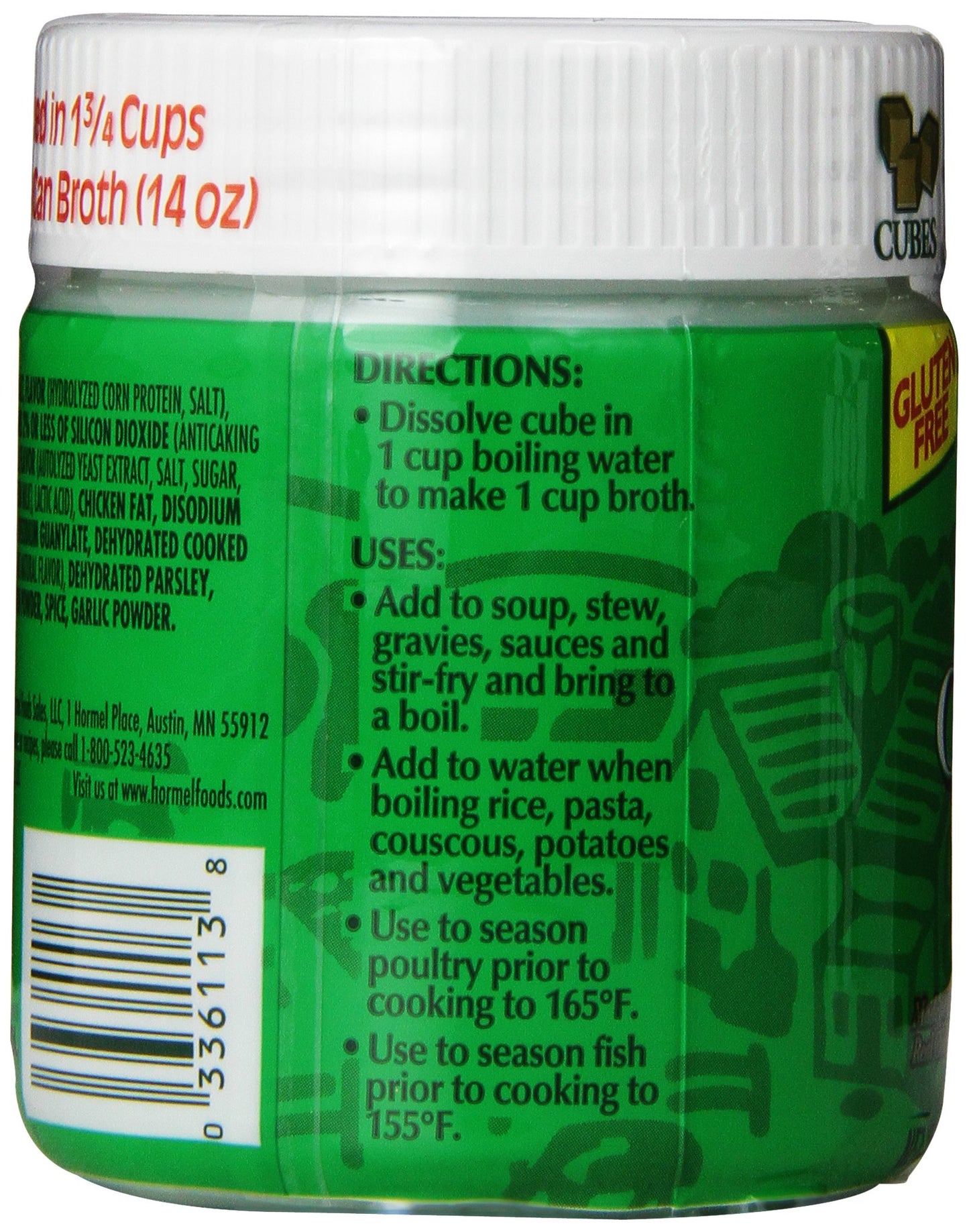 Herb-Ox: Chicken Bouillon 25 Ct Bouillon Cubes, 3.33 Oz