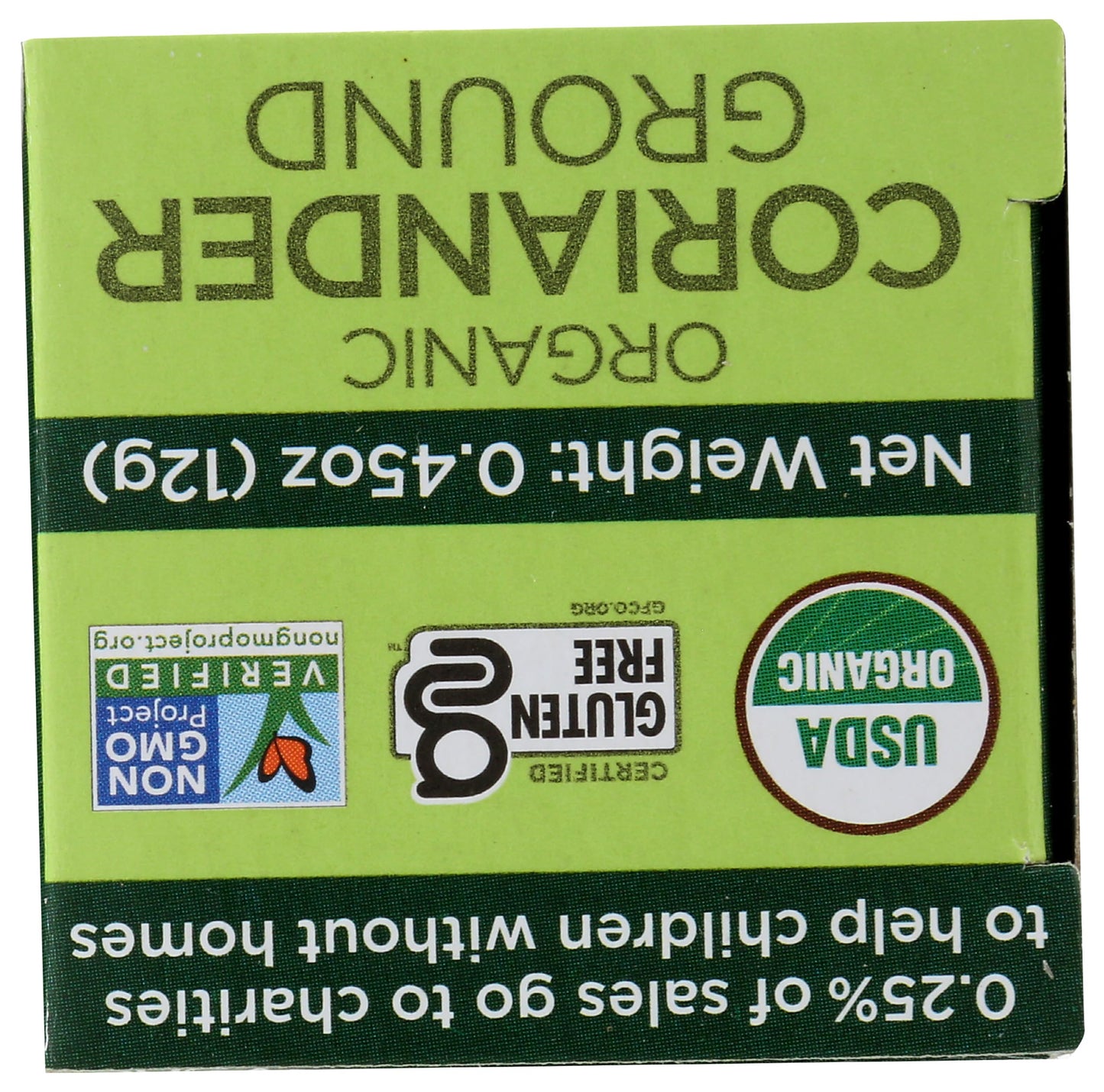 Spicely Organic Coriander Powder (0.45 Oz Ecobox)