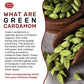 Spicy World Whole Green Cardamom Pods 7 Oz Large Bag (200G) - Natural Spice, Vegan, Large, Aromatic - By Spicy World