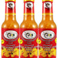 JcS Hot Scotch Bonnet Pepper Sauce (Pack of 3) 5 oz Jars