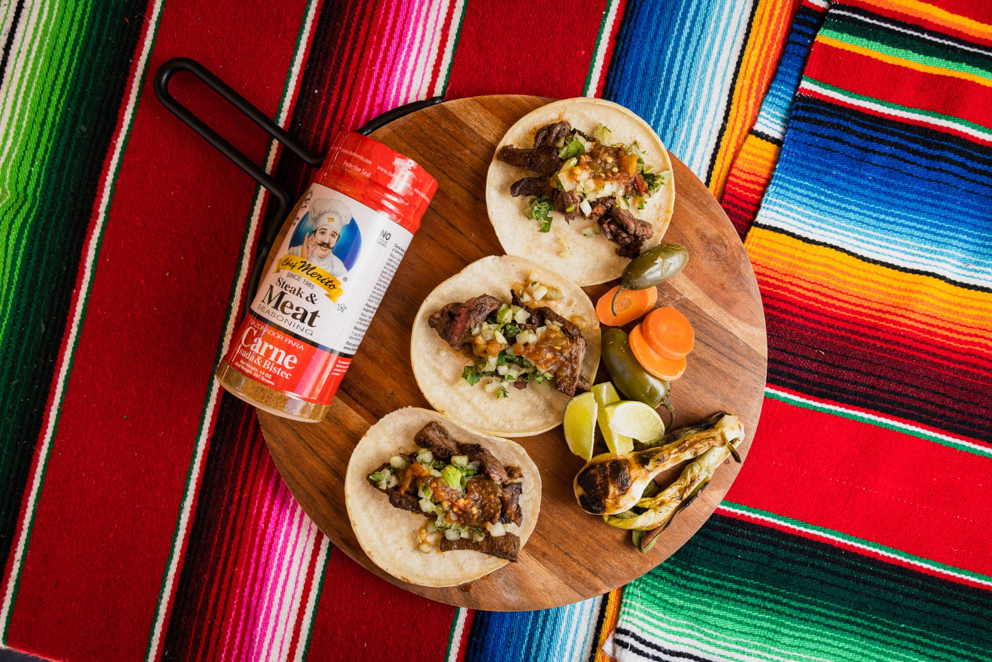 Chef Merito Carne Asada Meat Seasoning, 14 Ounce