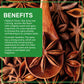 Jiva Organics Whole Star Anise 7 Oz Jumbo Bag - Non-Gmo, Non Irradiated, Pure Spice From India, Staranise
