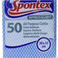Spontex Specialist All Purpose Cleaning Cloths, Blue (Pack Of 50)