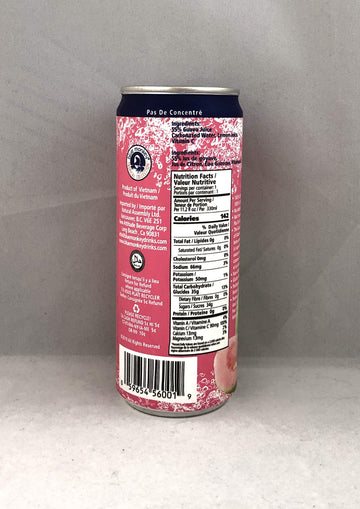 blue monkey Sparkling Juice, 55%, Guava, 11.16 Fl Oz 12 Count(Pack of 1)
