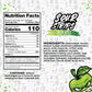 SOUR STRIPS Sour Candy Strips, Chewy Vegetarian Candies, Green Apple Flavor, 3-Pack