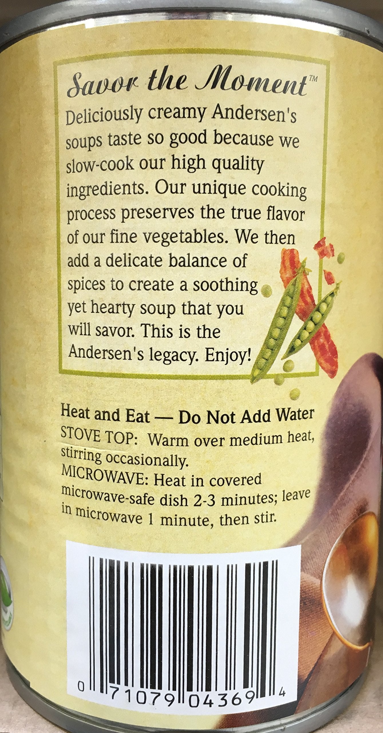 Andersen'S Split Pea With Bacon Soup 15Oz. Can (Pack Of 4)