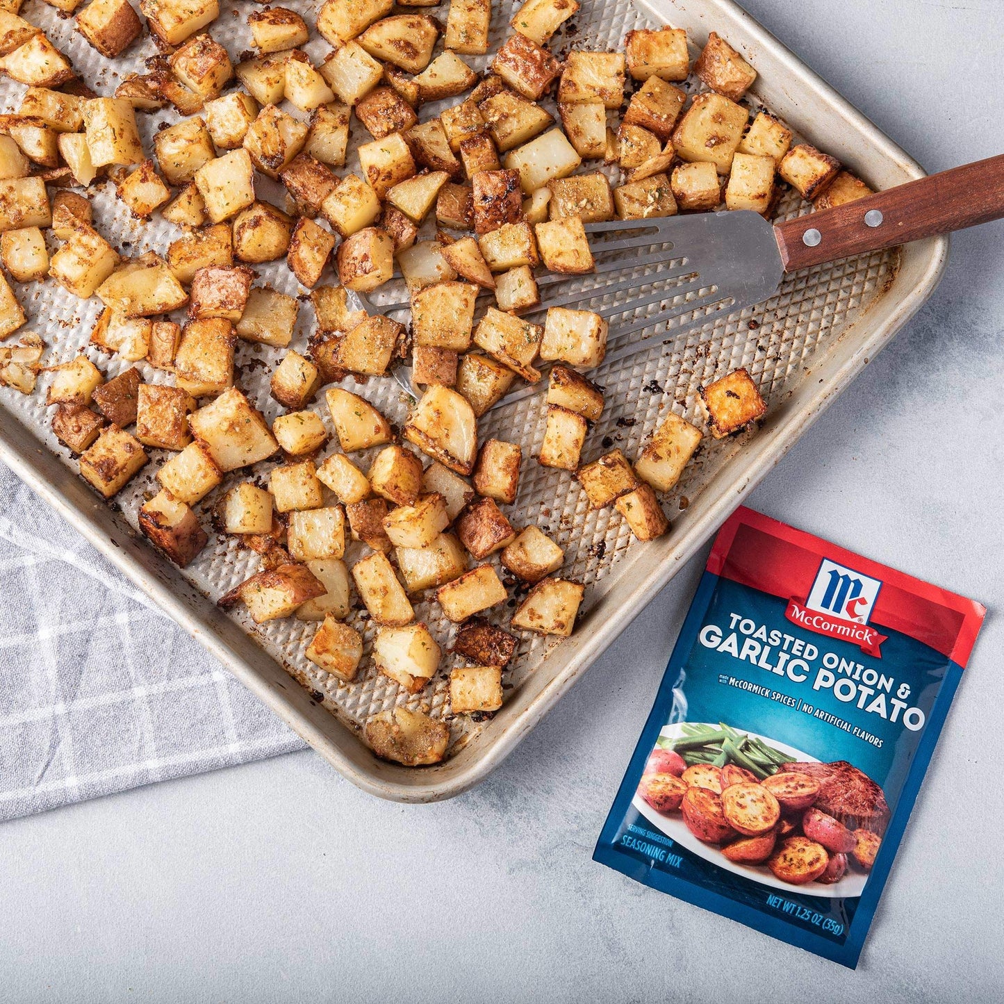 McCormick Toasted Onion & Garlic Potato Seasoning Mix, 1.25 oz