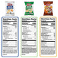 Herrs Potato Chips, Variety Pack, Gluten Free Snacks, 1Oz Bag (36 Count)