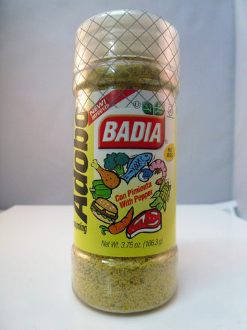 Badia Adobo Seasoning with Pepper/Con Pimienta
