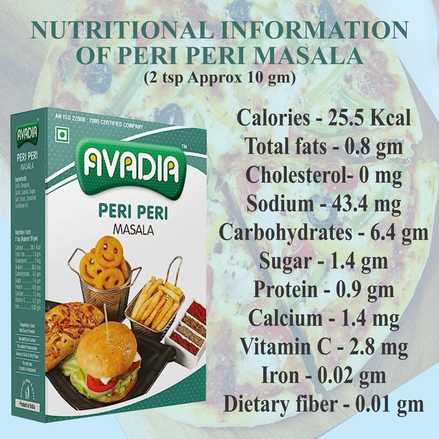 Avadia Peri Peri Masala (250G)