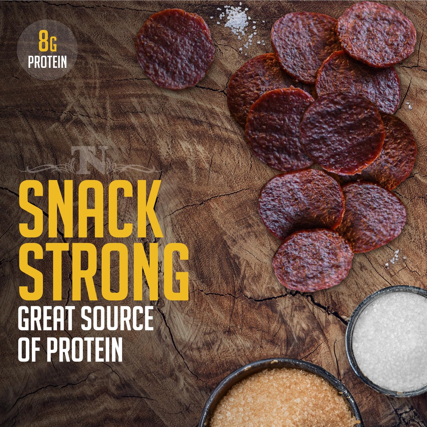 Top Notch Jerky Wagon Wheels - High Protein Beef Jerky Snacks for Kids and mature-themeds, 16 Ounce Pack