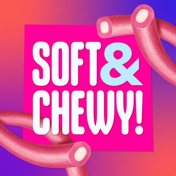 SweeTARTS Soft & Chewy Ropes Candy, Tangy Strawberry Flavor, 9oz Pink Pouch - Perfect Sweet Treat for Candy Lovers