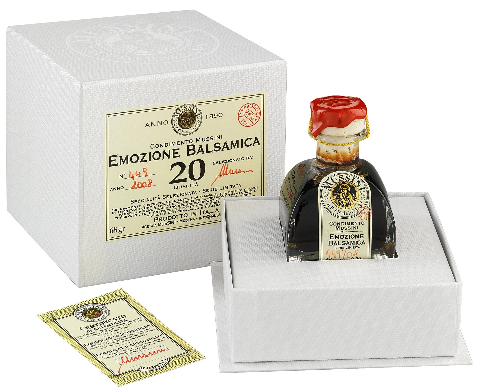Mussini Aged Balsamic Collection, Emozione Balsamica (20 Year) 1.69 fl oz