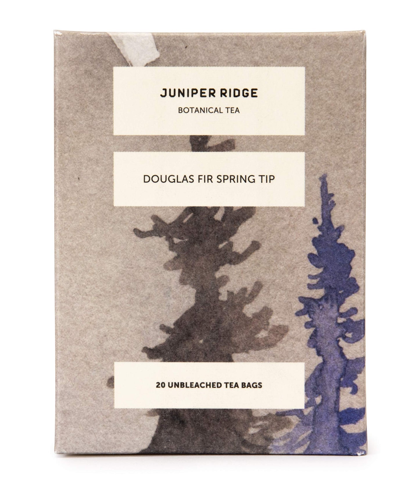 JUNIPER RIDGE Douglas Fir Botanical Tea - Citrus Zest & Honeysuckle - 20 Unbleached Teabags - Vegan, Caffeine Free, Gluten Free